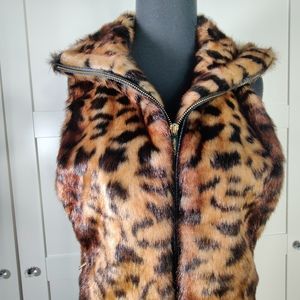 Faux Fur Calvin Klein Vest